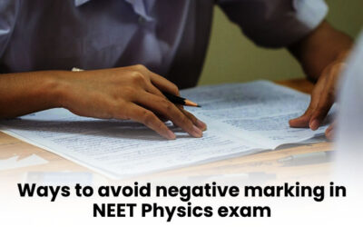 Ways to avoid negative marking in NEET Physics exam