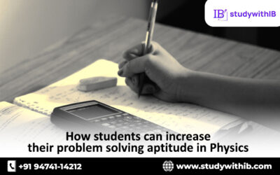 How students can increase their problem solving aptitude in Physics 