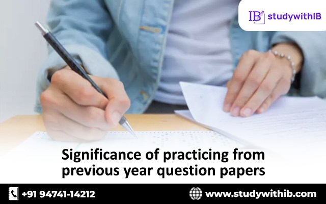 Significance of practicing from previous year question papers