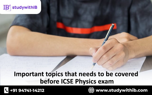 ICSE Physics exam tips