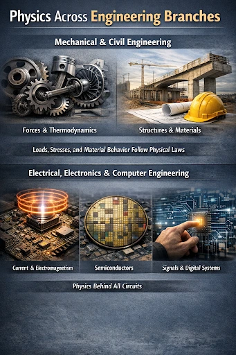 Physics in engineering branches